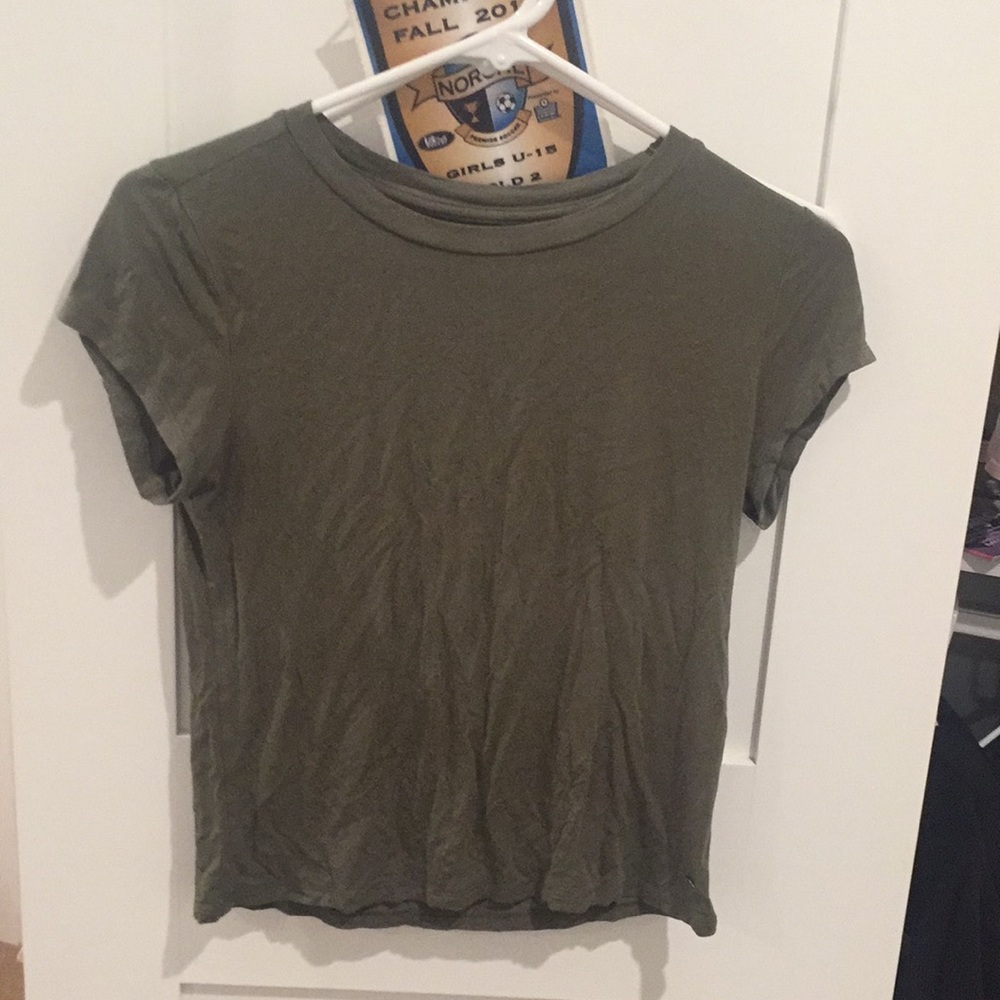 Army green adorable shirt